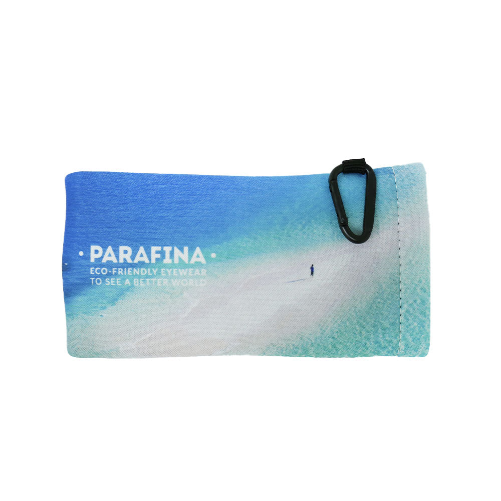 Funda Neopreno Reciclado Azul. Gafas de Sol Ecológicas. Monturas Graduables