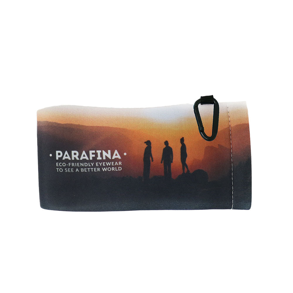 Funda Neopreno Reciclado Ámbar. Gafas de Sol Ecológicas. Monturas Graduables